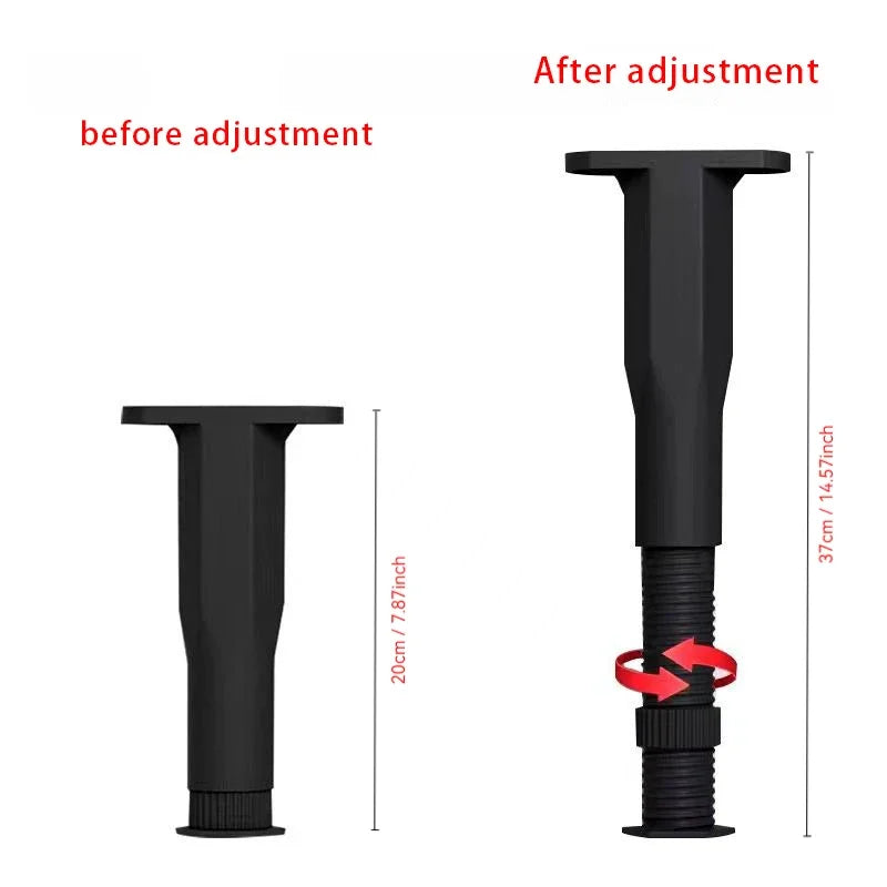 1pc Furniture Support Legs, Extendable Height Adjustable Furniture Hardware Tripod, Suitable for Beds, Sofas, Tables