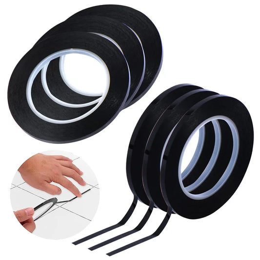 6 Rolls 216.5 Feet Whiteboard Tape Thin White Board Marking Tape Lines Pinstripe Dry Erase Art Tape Graphic Chart Grid 1/8 Inch