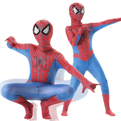 Disfraz de Cosplay de Spider-Man, Traje de Spandex de Cuerpo Completo, Mono de Licra para Adulto, Disfraz de Halloween, Carnaval, Fiesta, Ropa