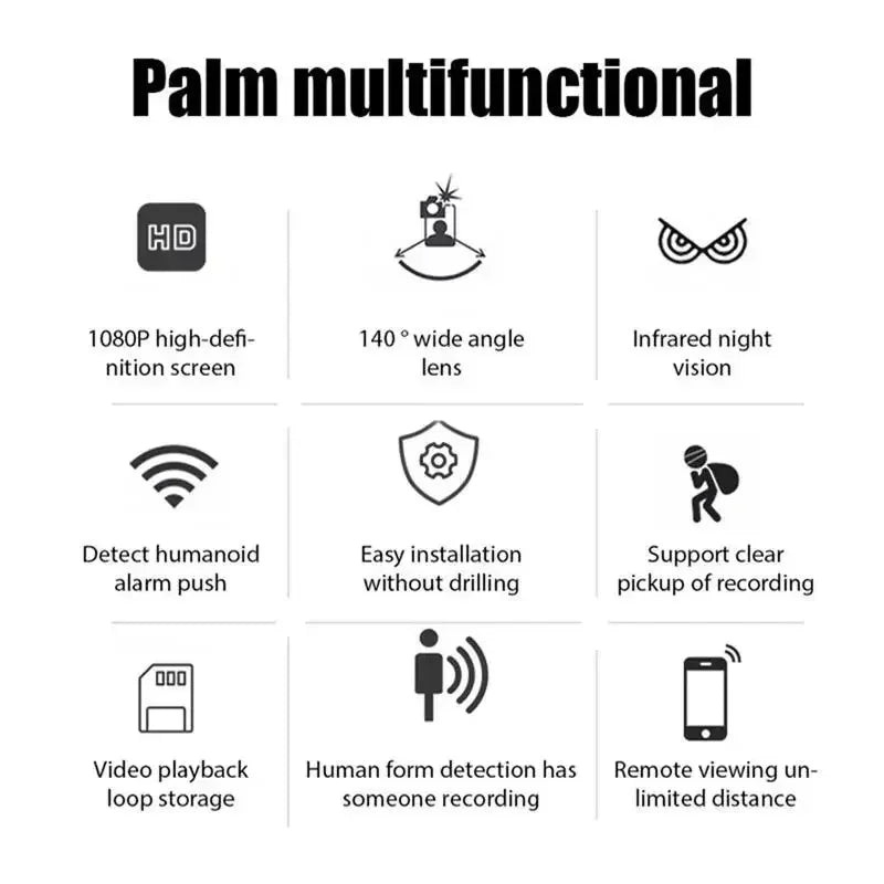 X5 Mini Camera 1080P Clear Night Vision Lightweight Portable Premium Cams Motion Detection Wireless WiFi Surveillance Cam 2026