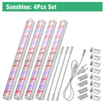 Luz de crecimiento LED de espectro completo para plantas de invernadero 4000K AC100V-265V IP65 resistente al agua para vegetales y flores de interior y exterior
