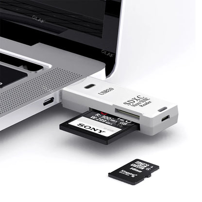 2-in-1 Card Reader USB 3.0/2.0 SD TF Card Memory Reader High-Speed Card Reader for PC Laptop Accessories SD Card Adapter