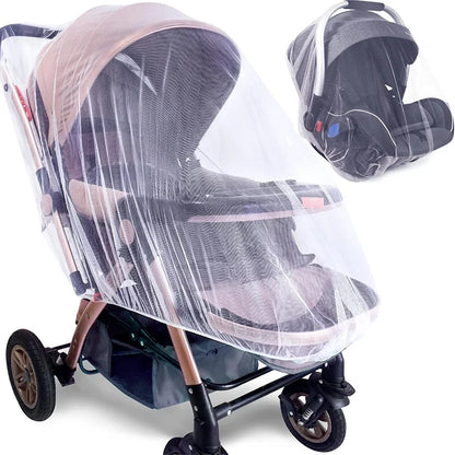 Mosquito Net for Fully Covered Baby Stroller Durable Mosquito Net for Baby Cradle Crib Mosquito Net for Portable Mini Crib