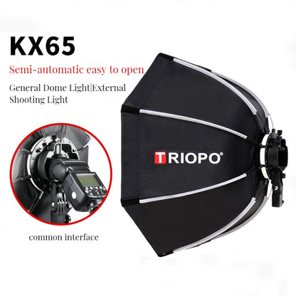 Softbox, Octagon Umbrella Light Box For Godox AD200 V1 Speedlite Flash Light, Photography Photo Studio, Triopo