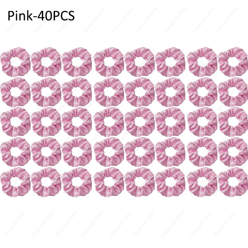LED Luminous Scrunchies Hairband Women Glowing Elastic Hair Tie Hair Rope Girl Glow in the Dark Party Supplies Hair Accessory