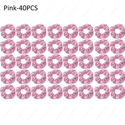 LED Luminous Scrunchies Hairband Women Glowing Elastic Hair Tie Hair Rope Girl Glow in the Dark Party Supplies Hair Accessory