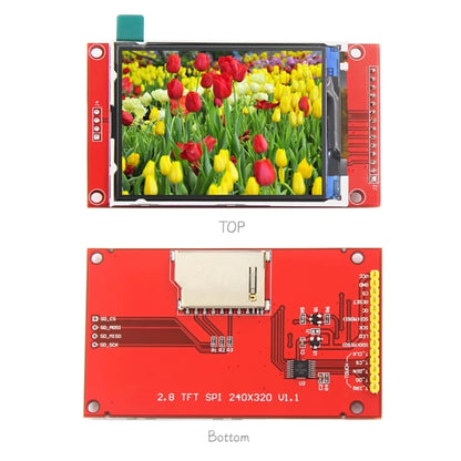 2.2 /2.4/2.8/3.2/3.5/4.0 Inch SPI TFT LCD Touch Panel Serial Port Module,  ILI9341  240x320 Serial LED Display