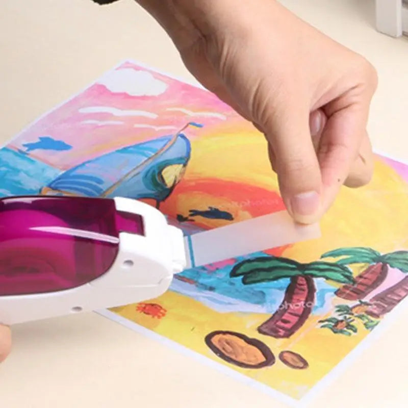 1Pcs Automatic Tape Dispenser Hand-held One Press Cutter for Gift Wrapping Scrap Booking Book Cover