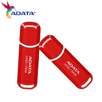 ADATA UV150 USB3.2 High-speed Flash Drive Plug And Play Easy Portable USB Flash Drive Black 256GB 128GB 64GB 32GB