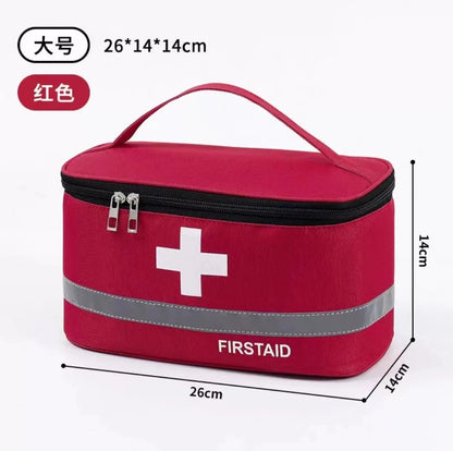Portable First Aid Kit, Medicine Storage Bag, Outdoor Rescue Bag, Household Children's Large Capacity Medical Kit, Storage Organize
