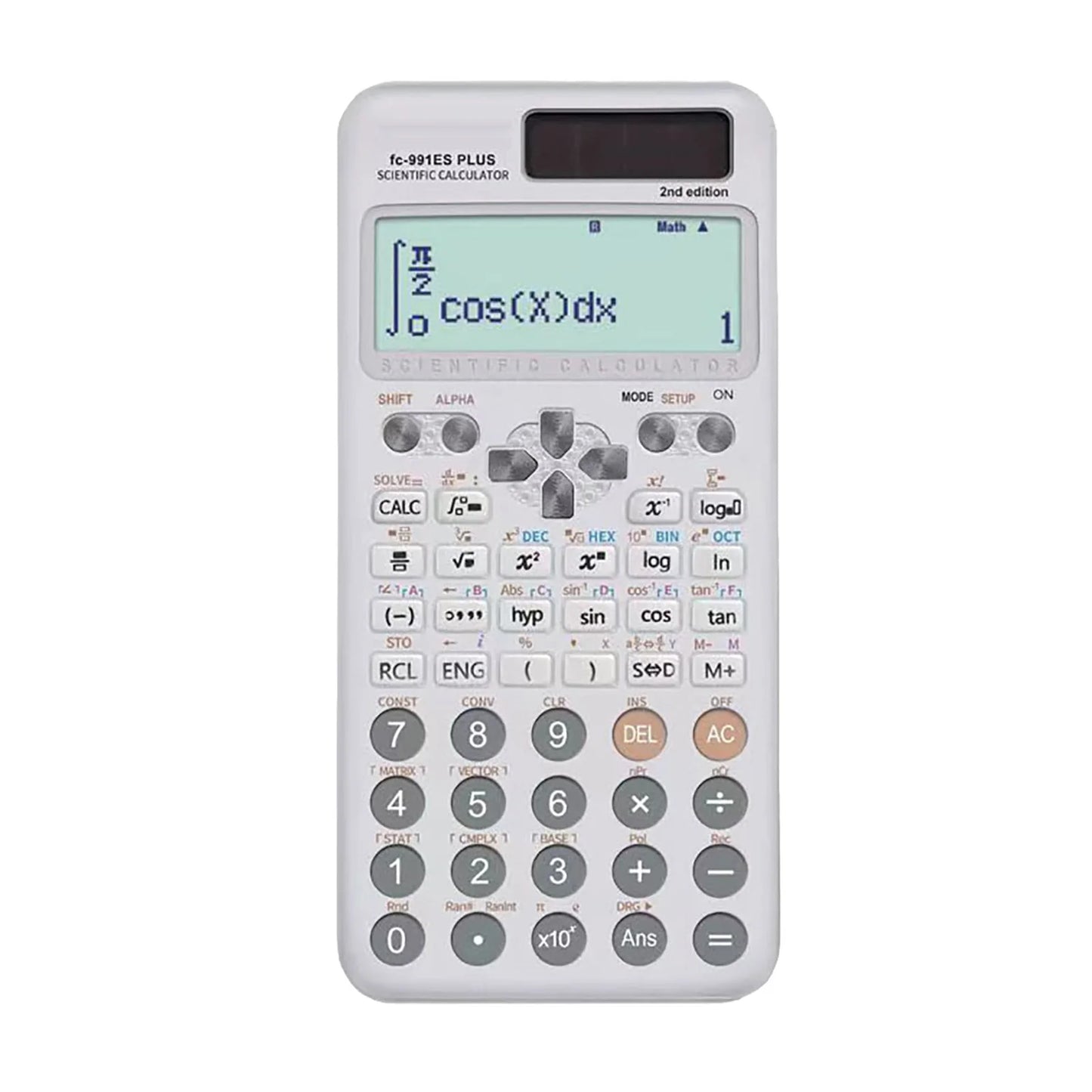 Scientific Calculators Math Calculator with 417 Functions 10+2 Digit Display Dual Power Supply Ideal for Teachers Students
