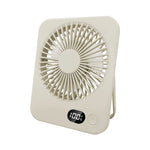 Portable Desk Fan Mini Foldable Table Fan With 5 Gear USB Rechargeable Wall Hanging Fan Student Desktop Fan For Office Home