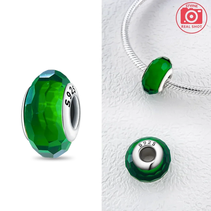 Silver 925 Colorful Flower Series Murano Glass Beads Charm Fit Original Bracelet Murano Glass DIY for Women Jewelry Gift