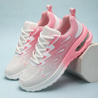 Sneaker Women's Walking Shoes Women's Fashion Air Cushion Mesh Breathable Tennis Sport Shoes