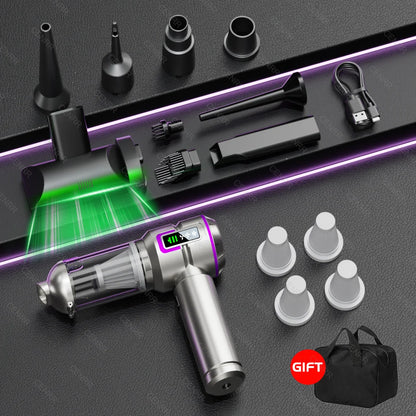 NEW Car Vacuum Cleaner, 998000PA Mini Cordless Powerful Portable Car Vacuum Cleaner for Home, Handheld Blower Car Cleaner