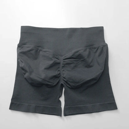 NCLAGEN Impact Shorts Women Low Rise Workout Gym Clothes Running Seamless Sports Leggings Scrunch Booty Hip Lifting Yoga Shorts