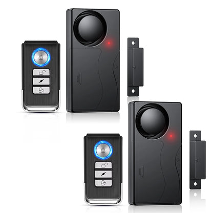 Awapow Wireless Door Alarm With Remote Control Anti-Theft Door And Window Security Alarms Home Security Sensor Burglar Alarms