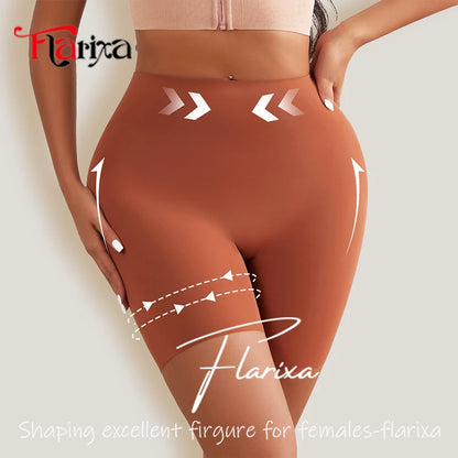 Flarixa High Waist Safety Shorts Anti Light for Women Anti Chafing Boxers Underwear Protective Panties Under Dress Cycling Pants