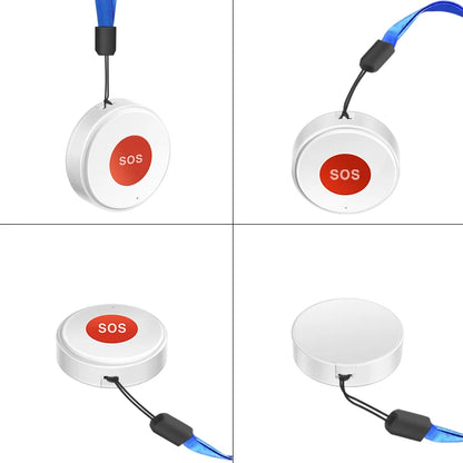 Smart Life APP WiFi SOS Emergency Button Tuya Home Security Elderly Children One-Click Call Help Alarm Remote Notification