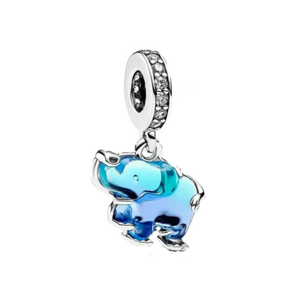 New Hot Selling Blue Pentagram, Butterfly Bead Turtle, Fish Pendant Suitable for European Original Bracelet DIY Exquisite Jewelry