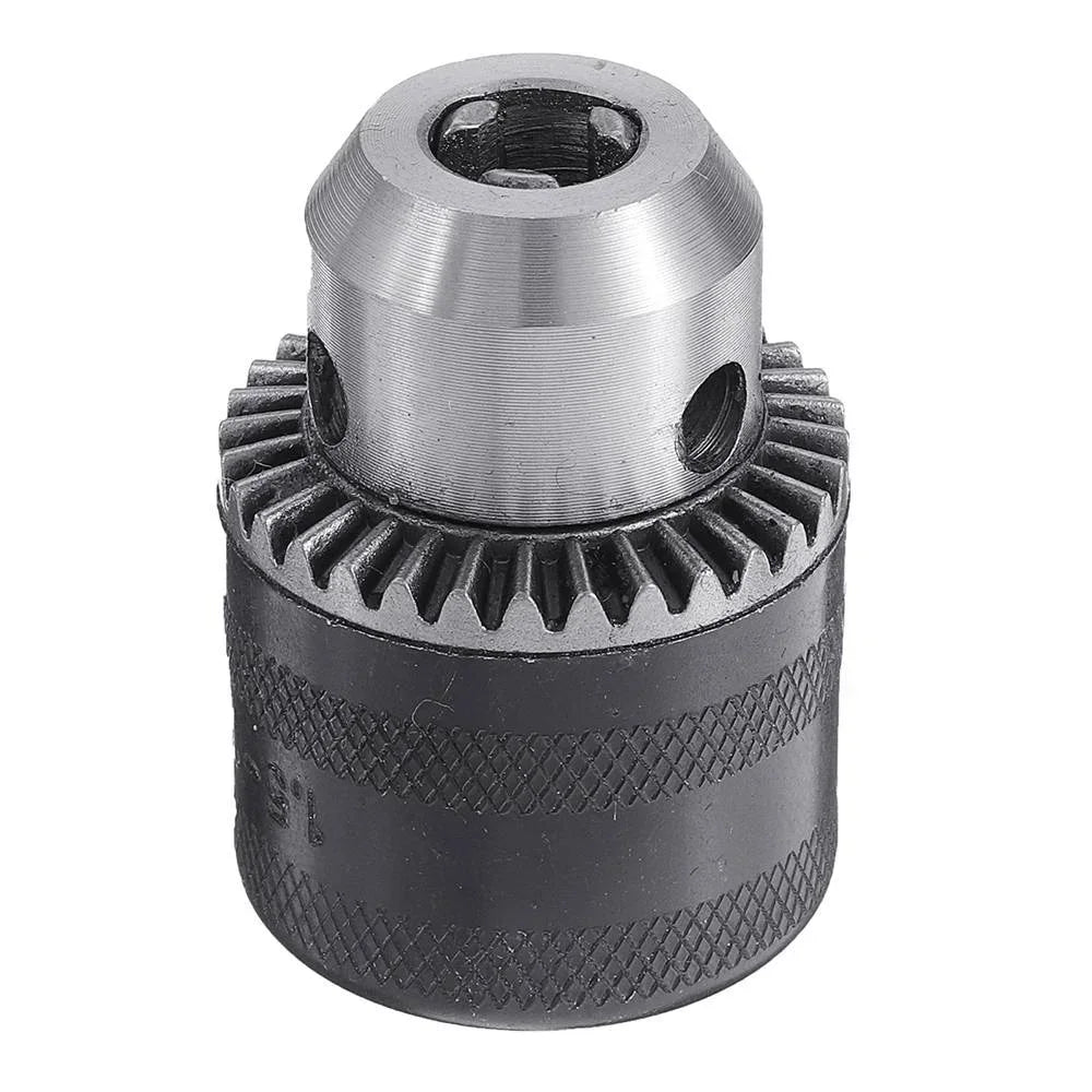 STONEGO 2 Size 1.5-10mm Drill Chuck Adapter, Convert Impact Wrench to Electric Drill, 3/8-24UNF, Lightweight & Reliable