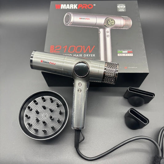 WMARK Hair Dryer Professional Blow Drier Hot and Cold Adjustment Hair Dryer Machine Powerful Negative Ion Home Appliance NG-9117