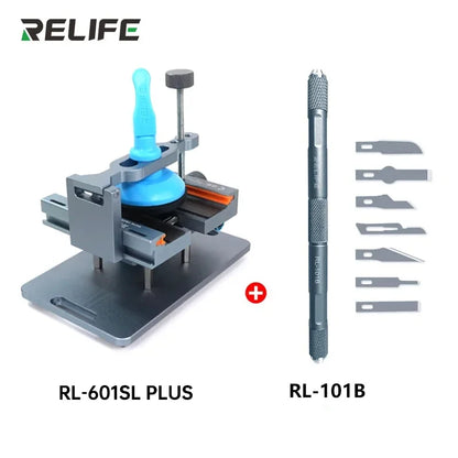 RELIFE RL-601SL Plus 2-in-1 Universal Mobile Phone Heating-Free Screen Removal Separation Removal Mobile Phone Back Cover Clamp
