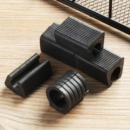 10Pcs, Chair Leg Pad, Non-slip Tube Caps, Anti-front Tilt Damper, Stool Pipe Clamp Glides, Floor Protector