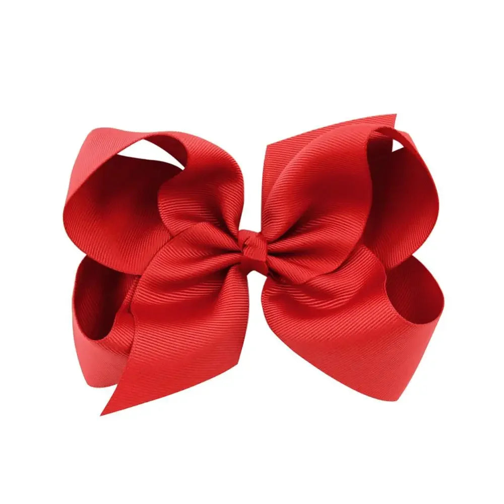 1PC Grosgrain Ribbon Solid Color Hair Bows Clip Girls Hair Clips Hairpins Barrettes Kids Baby Hair Accessories Wholesale