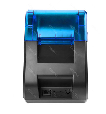58MM Desktop POS Cashier Printer USB Bluetooth Thermal Receipt Printer Restaurant Sales Kitchen Bill Printing for Mobile Windows