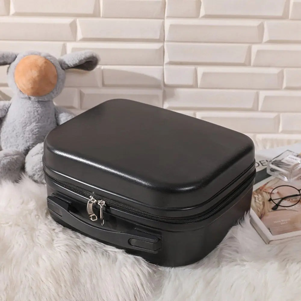14-inch Lightweight Mini Travel Suitcase Cosmetic Box Waterproof Hand Luggage Organizer Makeup Case Portable Small Boarding Case