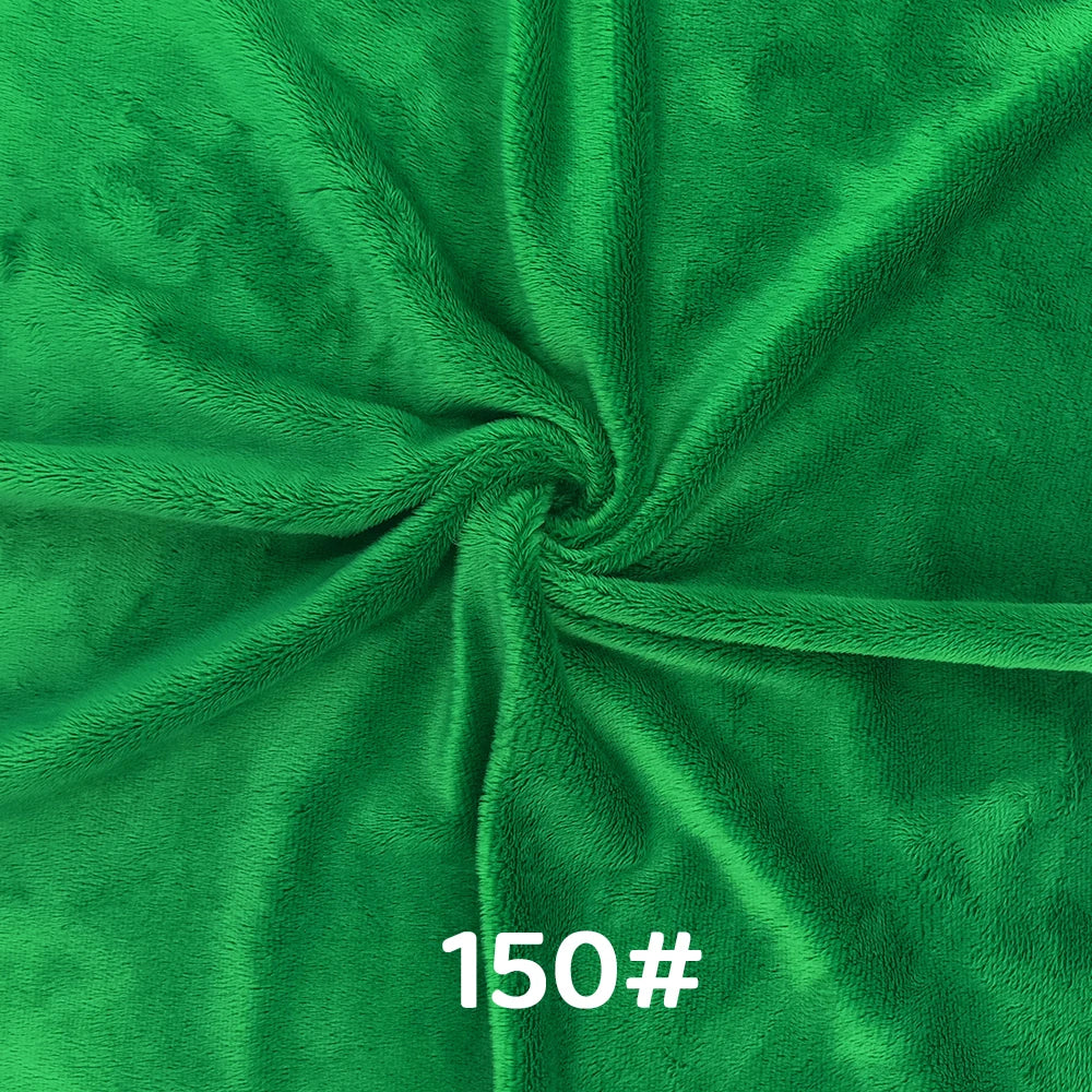 5mm Pile Length Soft Minky Fabric Sewing For Cotton Doll Hair Thicken Encryption Fabric Plush Single Sided Stuffed Animals Toys