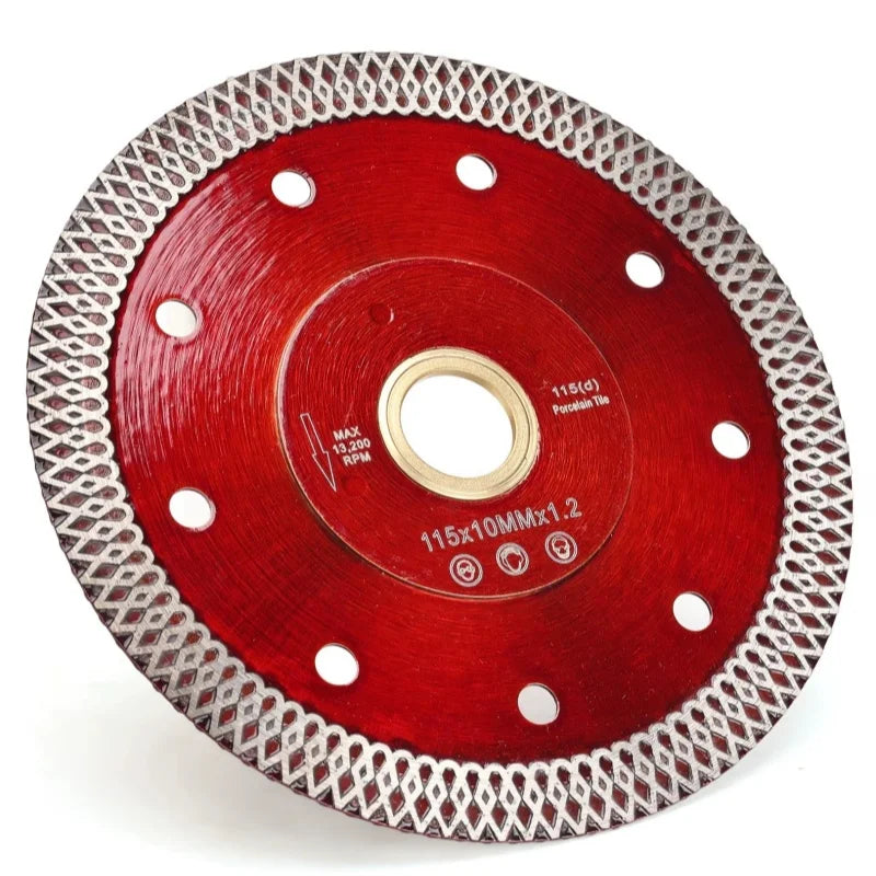 1Pc, Diamond Dry Cutting Blade Disc, Porcelain Ceramic Tile, Turbo Thin Cutting, Marble Concrete Sandstone, 105 115 125mm