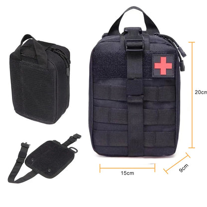 First Aid Kit Tourniquet Molle Survival Set Pouch Nursing Holder Scissors Bag Outdoor Equipment