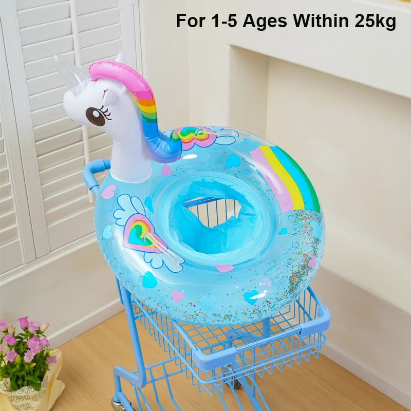 ROOXIN Swimming Ring Adult Water Play Tube Inflatable Swimming Seat Swimming Circle Pool Float Beach Party