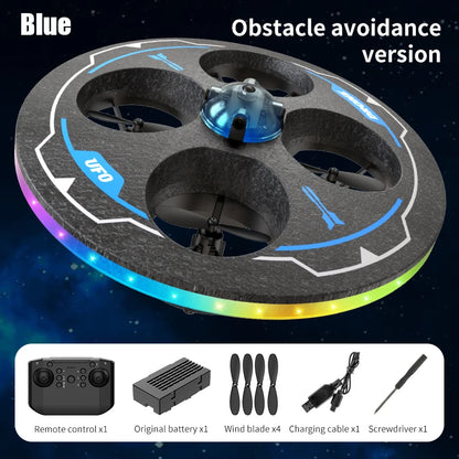 Airplane Rc Plane with Camera Drone Foam UAV Ufo Intelligent Obstacle Avoidance Aircraft Remote Control Helicopter Toys for Kids