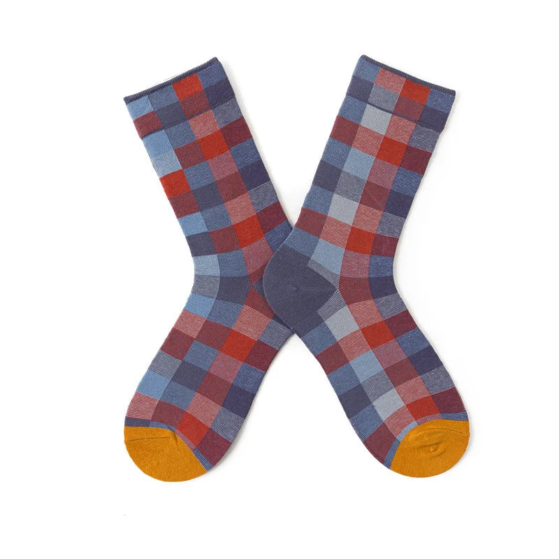 New cotton socks high-quality men's and women's British style casual Harajuku fashion novelty literary couple sexy socks