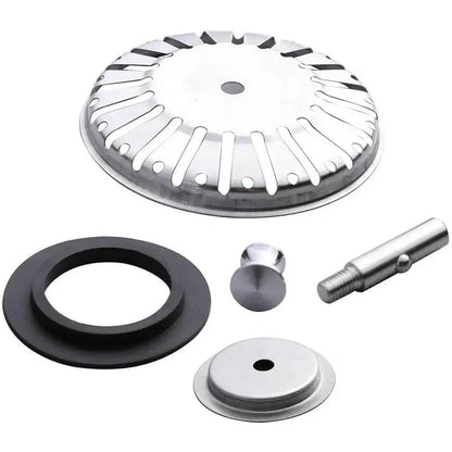 Kitchen 84mm Sink Strainer Replacement Plug Stainless Steel Drain Waste Stopper Sealing Umbrella For Drain Device Cover Plug