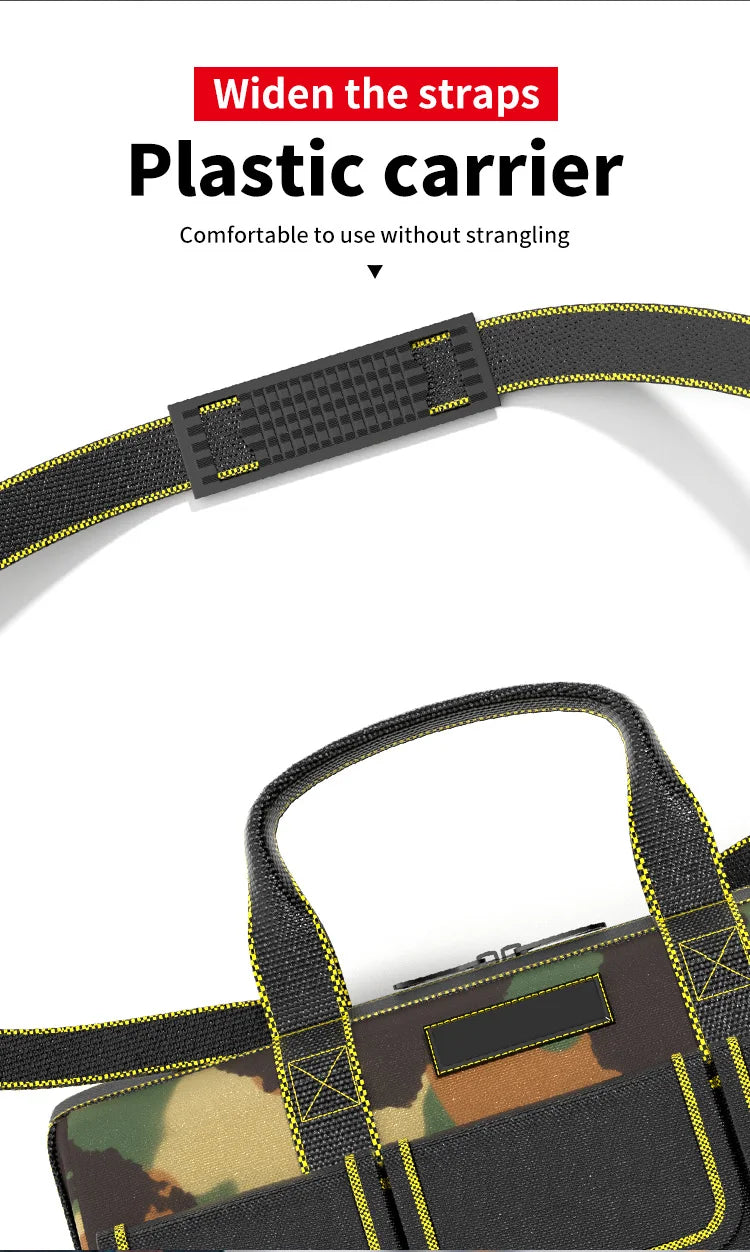 Professional Electrician Tool Bag, Reflective, Waterproof, Multi-Pocket, Durable Oxford, 4 Sizes Available