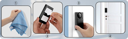 Camluxy Anti-Theft Alarm 110db Loud Door and Window Alarm Wireless Vibration Alarm with Remote Control Bicycle Security Sensors