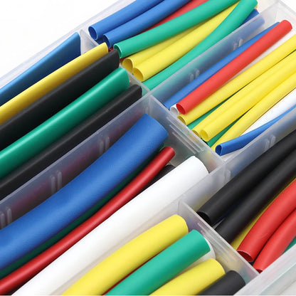 102-750pcs 2:1 Thermoresistant Tube Heat Shrink Wrapping Kit Assorted Wire Cable Insulation Sleeving 3:1 Heat Shrink Tube Set