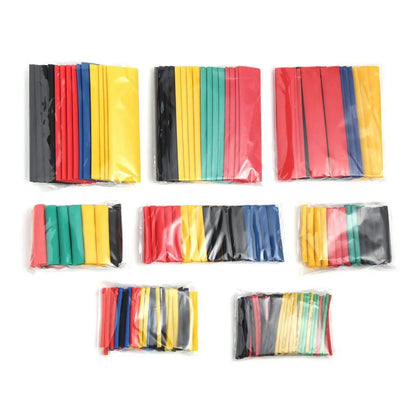 164/328/530/560/580/800PCS Heat Shrink Tubing 2:1 Electrical Wire Cable Wrap Assortment Electric Insulation Heat Shrink Tube Kit