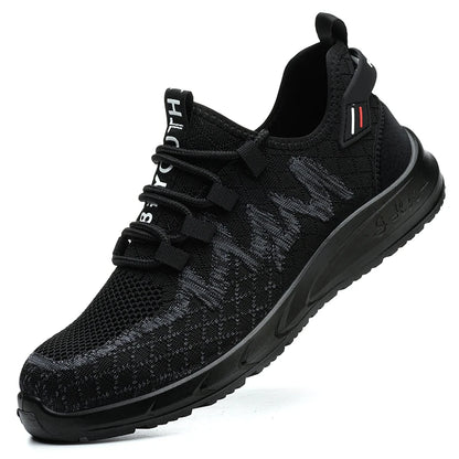 Lightweight Safety Shoes Men Steel Toe Sneakers Puncture Proof Breathable Safety Boots Man Dangerous Construction Work Foorwear