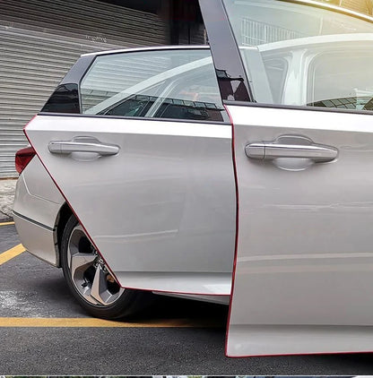 2/5/10M Car Door Edge Scratch Protector DIY Trim Strips Guard Cover Strip Roll Chrome Styling Moulding Trim Strip