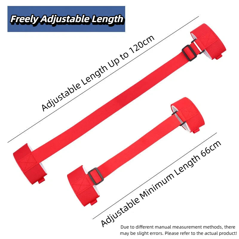 Multi-Color Adjustable Ski Shoulder Strap - Portable Snowboard Carrier for Adults & Kids