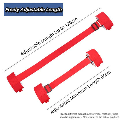 Multi-Color Adjustable Ski Shoulder Strap - Portable Snowboard Carrier for Adults & Kids