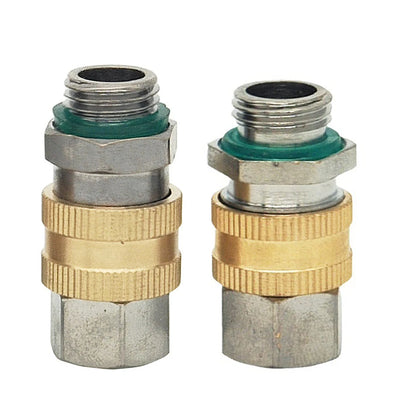 1Pcs Copper Quick Connector For Agricultural Dosing Plunger Pump High Pressure Hose Dispenser Connector Accessories