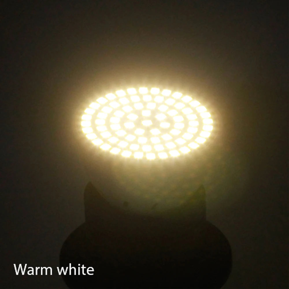 10PCS GU10 LED E27 Lamp E14 Spotlight Bulb 48 60 80leds Lampara 220V GU 10 Bombillas Led MR16 Lampada Spot Light