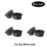 Desk Cord Grommet, Flexible Silicone Cable Hole Cover, Wire Organizer, Cable Pass Through, Round Gasket White