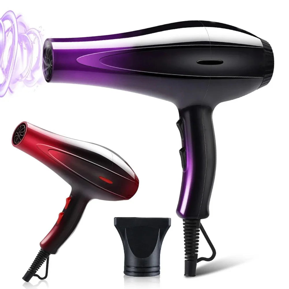 High-Power Ionic Hair Dryer, Fast Heating and Hot/Cold 9 Gears Adjustment Home Professional Hair dryer, Blow Dryer with Accessories